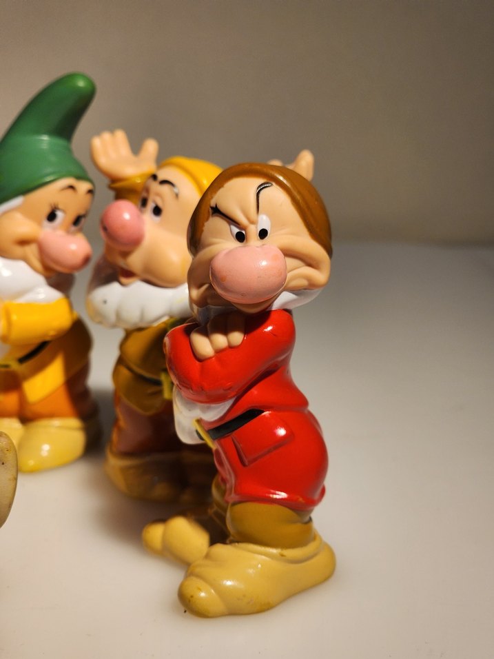 yedi cüceler figürleri tam set - Görsel 4