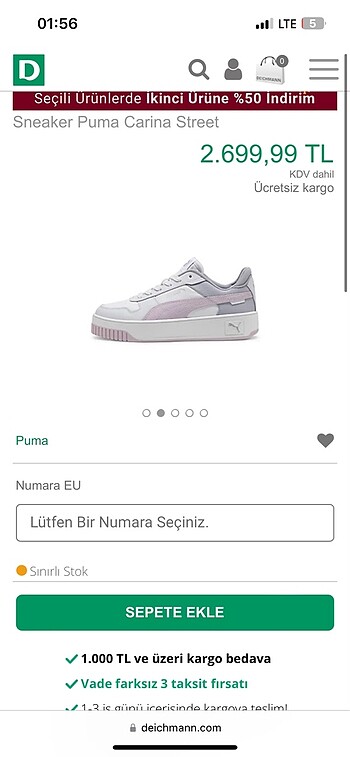 Orijinal Puma ayakkabı