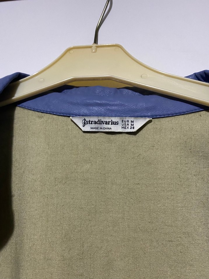 Mavi Düğmeli Uzun Kollu Kadın Gömlek - Görsel 2