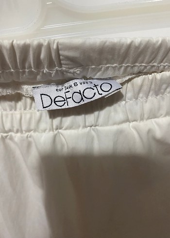 Beyaz Kadın Uzun Keten Etek - Görsel 2