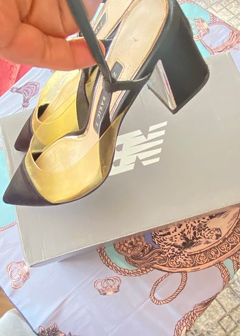 36 Beden çeşitli Renk Zara Basic Çok Renkli Kadın Topuklu Ayakkabı