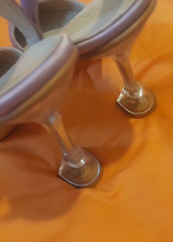 40 Beden mor Renk Mor Saten Stiletto Topuklu Kadın Ayakkabı