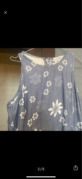 Mavi Jeans Mavi kot tarzı elbise