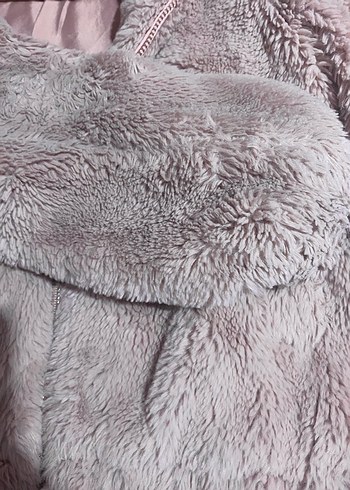 Pull bear peluş mont - Görsel 4