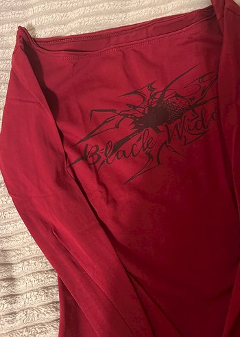 Bordo Uzun Kollu Bluz - Görsel 2