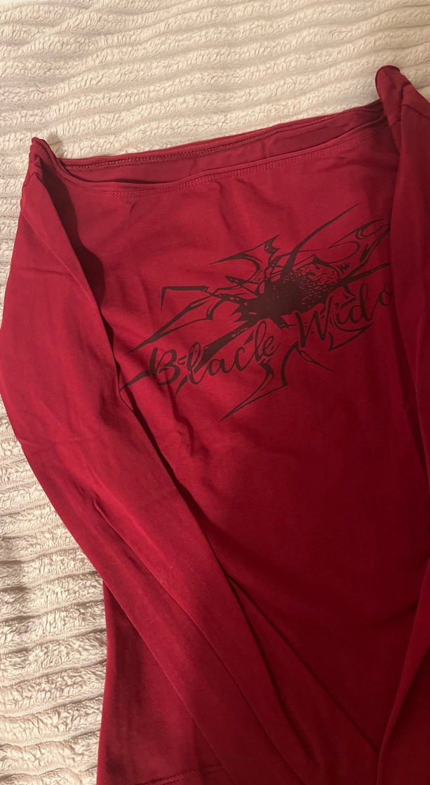 Bordo Uzun Kollu Bluz - Görsel 2