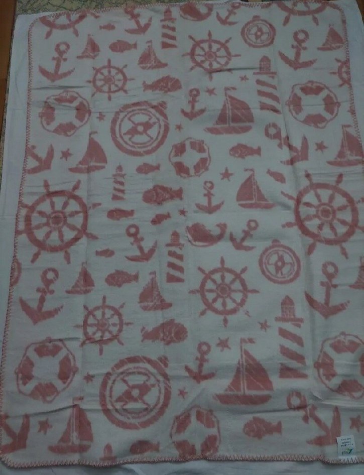 Pastel Batik Desenli Pamuklu Bebek Battaniyesi - Görsel 3