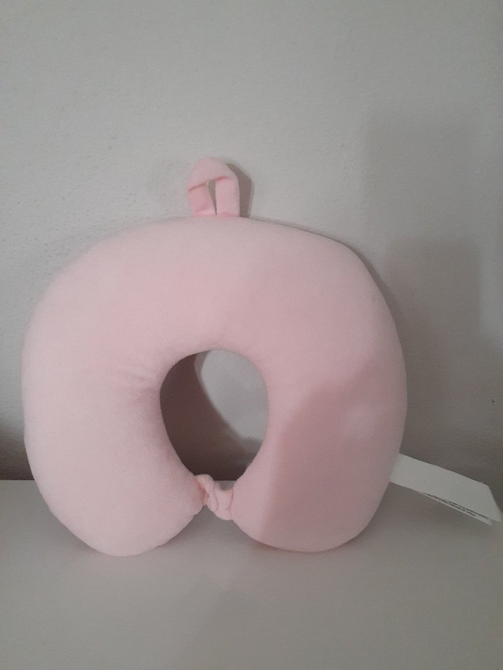 Pembe Baskılı Seyehat Yastığı - Görsel 4