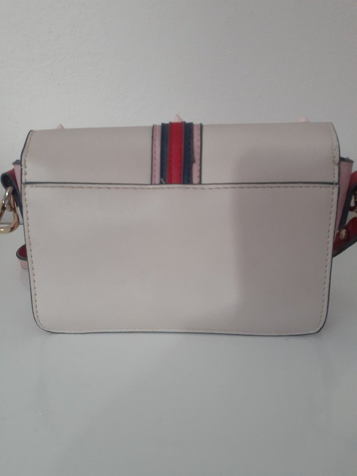 Nakışlı Bej Pembe Kadın Çanta - Görsel 2