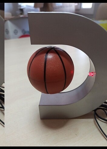 Manyetik Olarak Havada Asılı Duran Basket topu hediyelik eşya.
