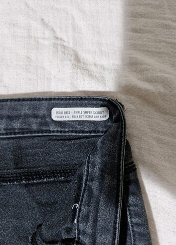 26 Beden Skinny Siyah Jean Kot Pantolon