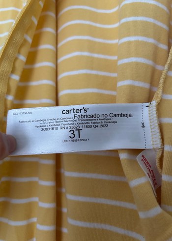 Carters Bebek Tulum, Fermuarlı, Uzun - Görsel 7