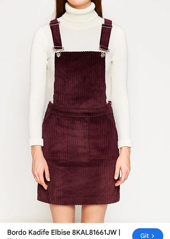 Koton Kadife Salopet Askılı Tulum - Görsel 5