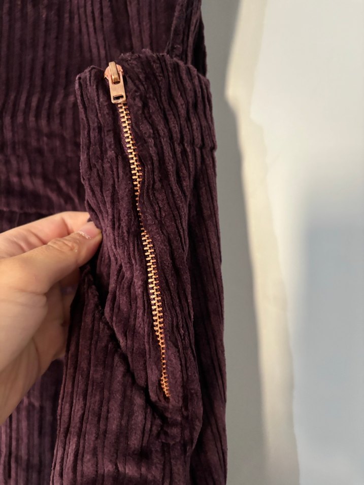 Koton Kadife Salopet Askılı Tulum - Görsel 4