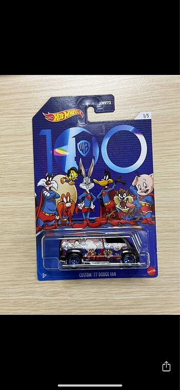 Hot Wheels Custom 77 Dodge Van 100.yıl