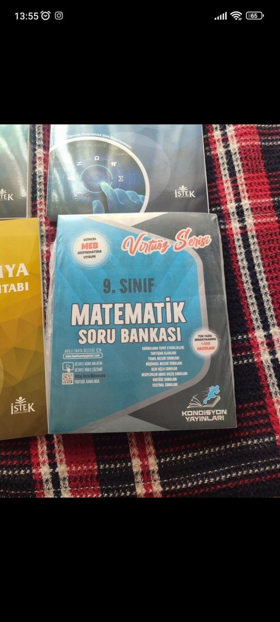 9. Sınıf Matematik, Fizik, Kimya Soru Kitapları - Görsel 2