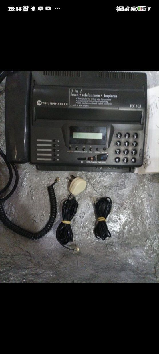 Triumph-Adler FX 505 Siyah Faks Telefon - Görsel 3