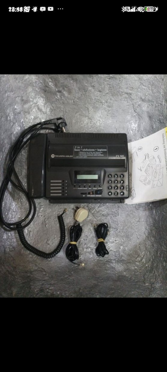 Triumph-Adler FX 505 Siyah Faks Telefon - Görsel 4