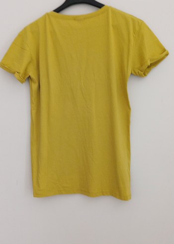 Sarı Baskılı Tişört - Görsel 2