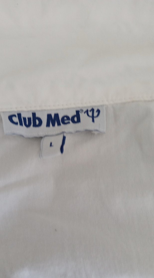 Düğmeli Beyaz Keten Kısa Kollu Kadın Gömlek - Görsel 5