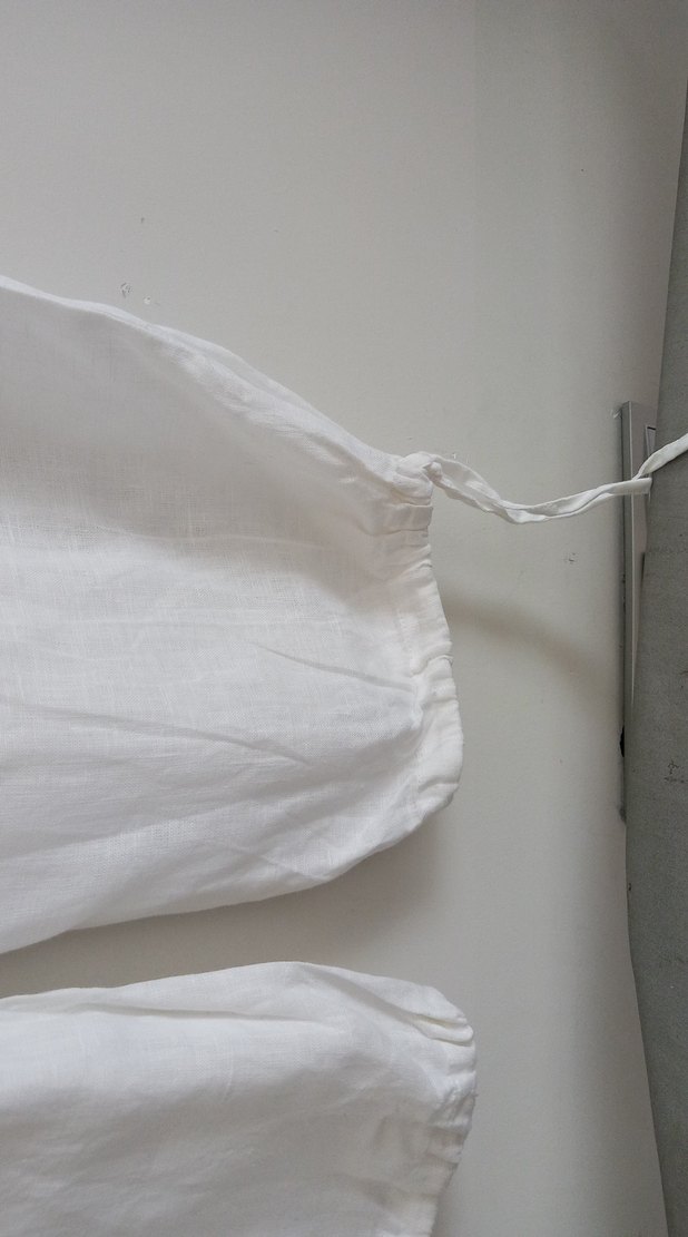 Beyaz Keten Pantolon - Görsel 4