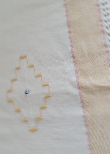 Bohem Nakış krem renginde perde - Görsel 6