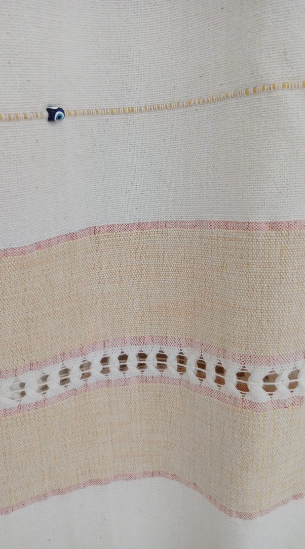 Bohem Nakış krem renginde perde - Görsel 4