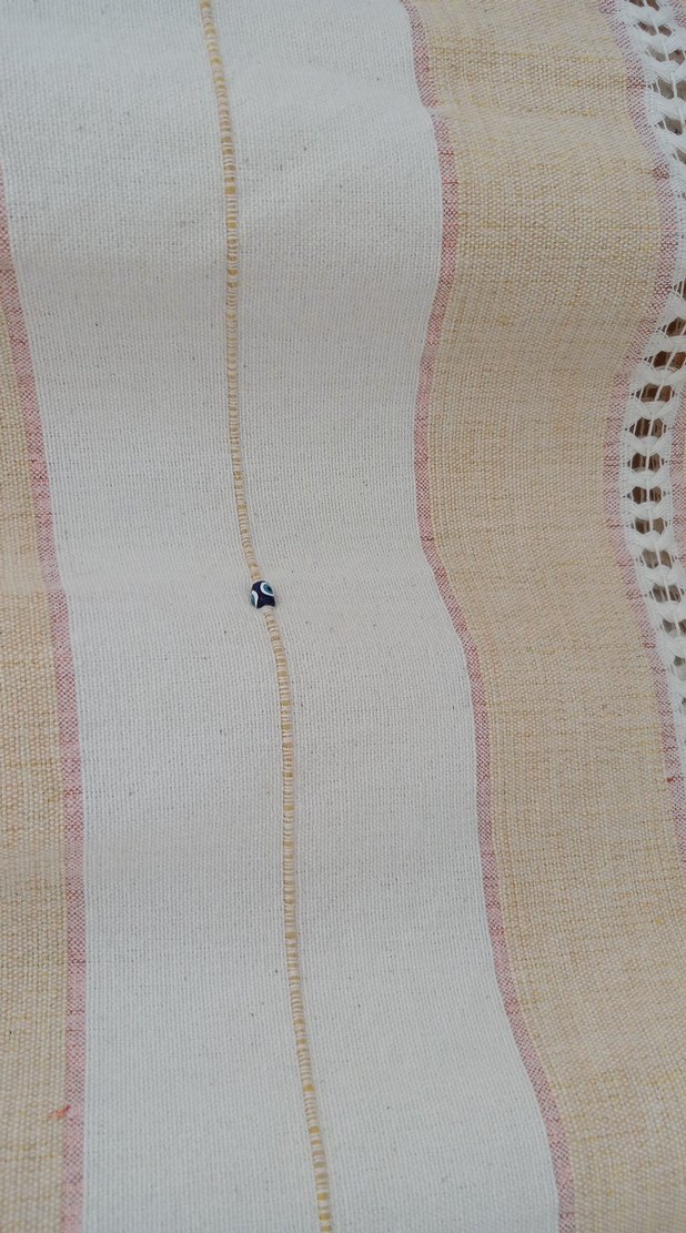 Bohem Nakış krem renginde perde - Görsel 3