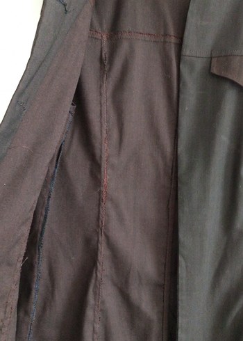 Kahverengi Uzun Kadın yelek - Görsel 3