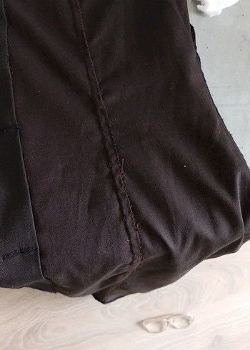 Kahverengi Uzun Kadın yelek - Görsel 6