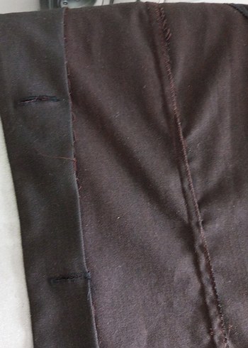 Kahverengi Uzun Kadın yelek - Görsel 7