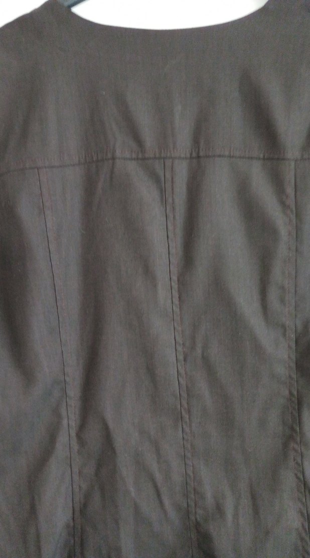 Kahverengi Uzun Kadın yelek - Görsel 5