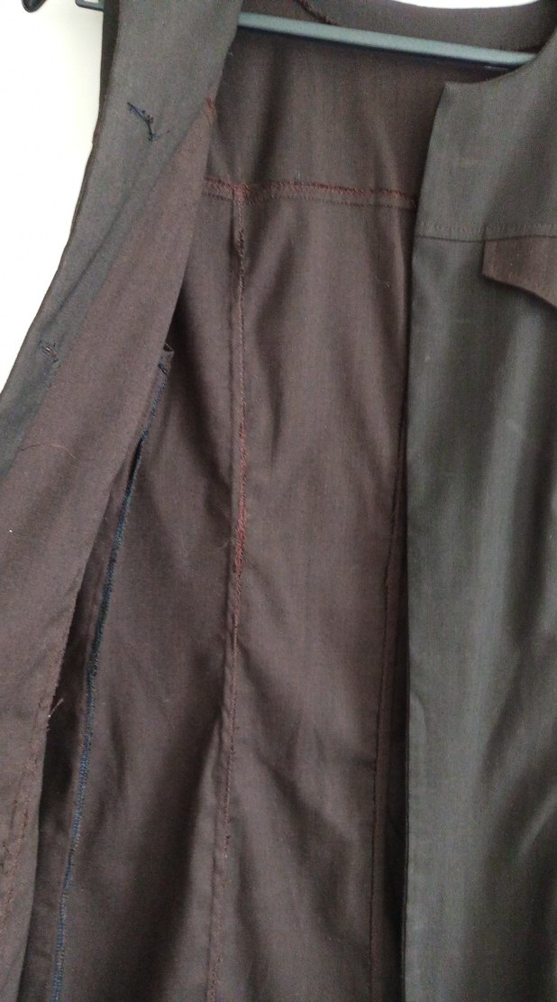 Kahverengi Uzun Kadın yelek - Görsel 3