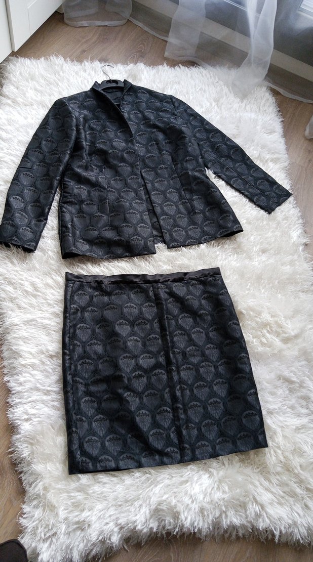 siyah satın kumaştan - Görsel 5