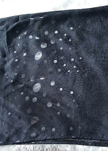 Siyah Puantiye desenli Perde - Görsel 4