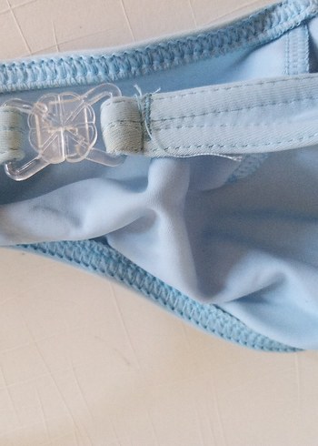 xl Beden turkuaz Renk Nakışlı Mavi Bohem Kadın Bikini