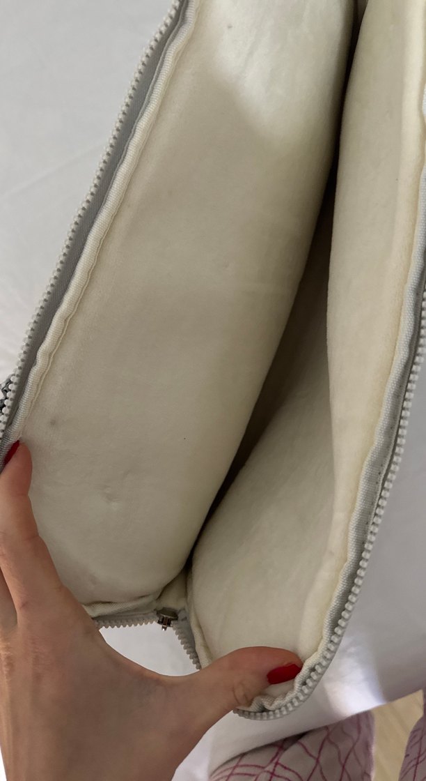 Gri Fermuarlı Kadın Omuz Çantası - Görsel 3