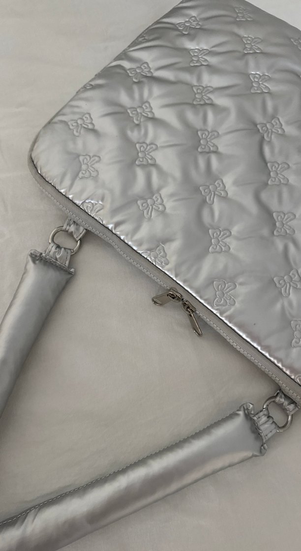 Gri Fermuarlı Kadın Omuz Çantası - Görsel 4