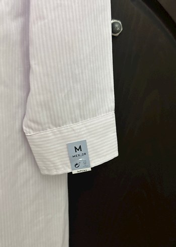 Kadın Beyaz Pamuklu Uzun Kollu Midi Gömlek - Görsel 2