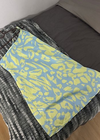 Kadın Sarı Bohem Uzun Askılı Elbise - Görsel 2