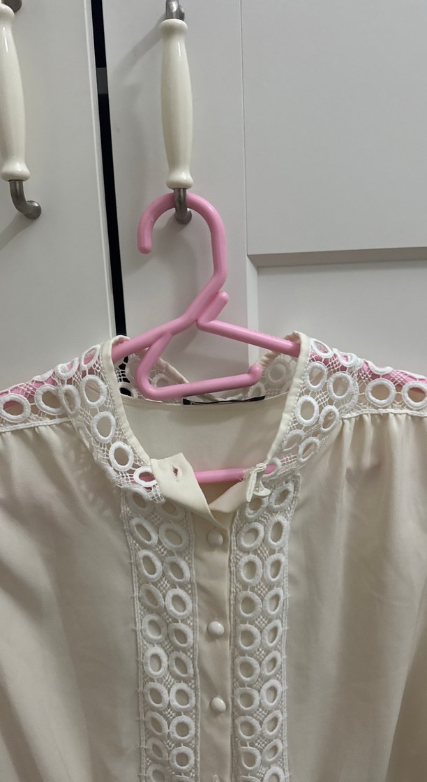 Beyaz Nakışlı Uzun Kollu Bohem Midi Elbise - Görsel 2