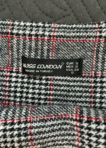 Ekose Desenli Triko Salopet - Görsel 2