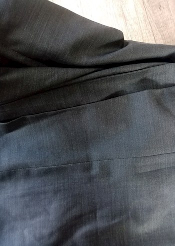 xl Beden Gri Piliseli Erkek Ofis Pantolonu
