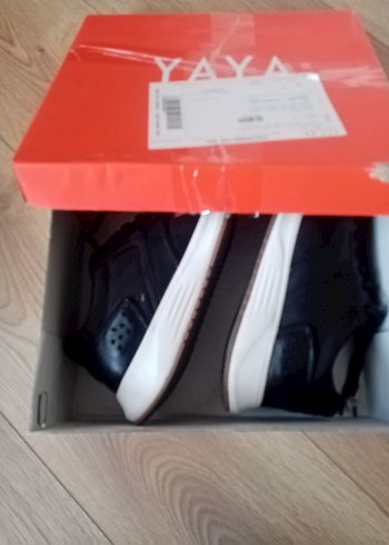 Siyah Bağcıklı Stiletto Topuk Spor Ayakkabı - Görsel 13