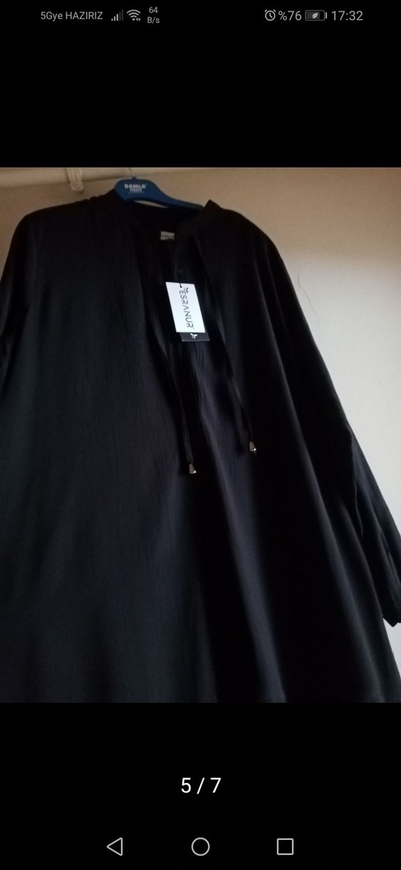 Siyah ferace - Görsel 4