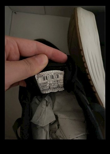 Siyah Yılan Desenli Platform Topuklu Bağcıklı Spor Ayakkabı - Görsel 4