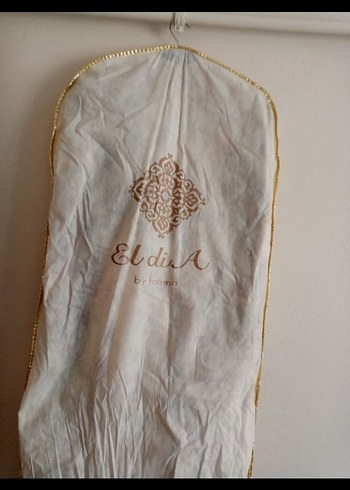 Bej İşlemeli Uzun Kollu Kadın Abiye Elbise - Görsel 6