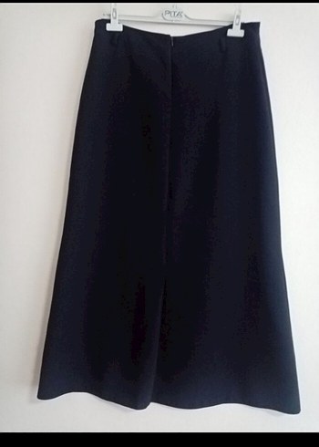 Siyah Midi Kadın Uzun Etek - Görsel 5