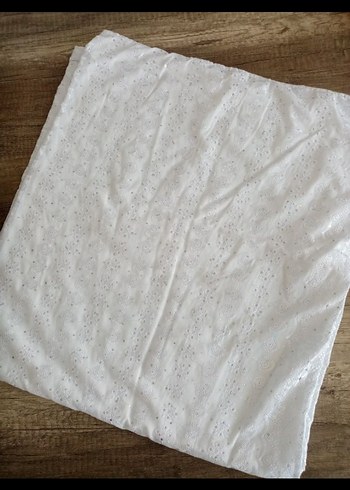 Dantel Detaylı Beyaz bebek battaniyesi - Görsel 2