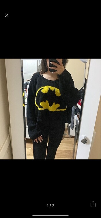 Diğer Batman triko crop